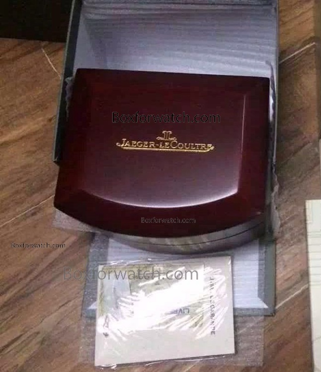 Copy Jaeger-LeCoultre Polished Red Wooden Boxes For Sale